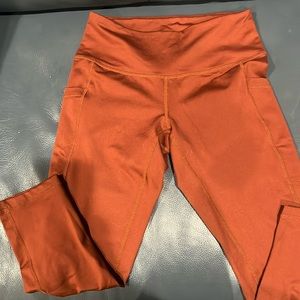 Capri brown leggings 27 1/2”